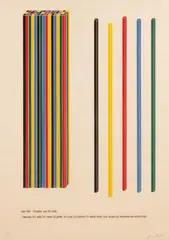 Aste 1967 - Progetto per 50 aste by Sergio Lombardo, offered Jul 2024