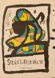 Spoleto Festival '81 by Joan Miró, lithograph offset, offered Jul 2024
