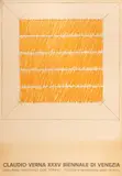 Claudio Verna, Manifesto XXXV Biennale di Venezia, 1970, Edizioni Grafiche