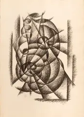Gerardo Dottori, Motivo futurista, 1969