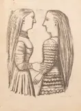 Max Ihlenfeld Massimo Campigli, Donne di profilo, 1952