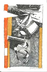 Luci nella notte by Alberto Gianquinto, 1971, offered Jul 2024