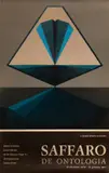 Lucio Saffaro, Manifesto realizzato in occasione della mostra De ontologia. Il grande ritratto di Plotino presso Galleria [..], 1970