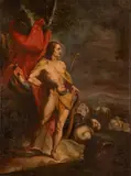 Corrado Giaquinto, Apollo, Cornice Salvator Rosa dorata coeva