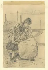 Madre con Bambina by Alessandro Milesi, offered Dec 2023