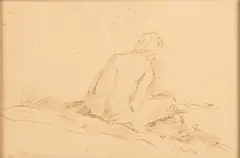 Domenico Morelli, Prefica di spalle, 1897