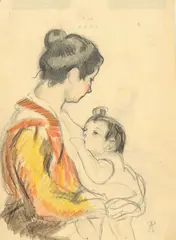 Alessandro Pomi, Donna che allatta