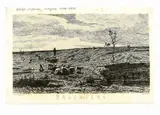 Adolfo Bignami, Brughiera, engraving originale all'etching impressa dallo stampatoe torinese Carlo Lovera. Condizioni: lievi macchie