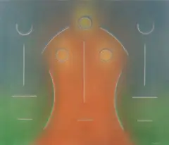 Totem by Tomshinsky, 1973, autentica dell'autore on fotografia Firmato and datato sul retro Provenienza: Rovigo, offered Feb 2022