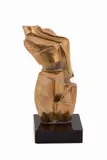 José Guerra, Busto, 1982, Metallo dorato