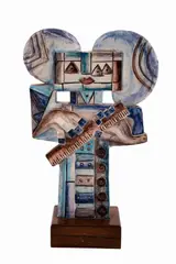 Scultura in ceramica by Ibrahim Kodra, offered Feb 2022