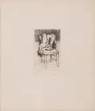 Giovanni Cappelli, Sedia, 1981, Prova d'autore Firmato in basso a destra "Cappelli '81" L'Aquila Collezione Privata