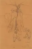 Strada con viandanti by Lorenzo Viani, offered Feb 2022