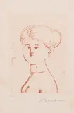 Volto di donna by Antonio Bueno, Numerazione H.C. Firmato in basso a destra L'Aquila, offered Feb 2022