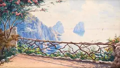 Angelo Della Mura, View of Capri