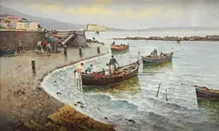 Attilio Pratella, Boats in port