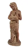 Emanuele Zambini, Saint John the Baptist, Terracotta sculpture