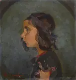 Ferrante Zambini, Portrait of the daughter, 1910