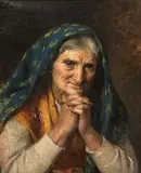 Luigi Bechi, Old peasant woman