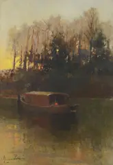 Rubens Santoro, Boat on the river