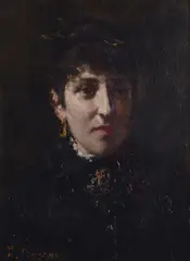 Leonardo Bazzaro, Portrait of a Lady