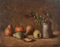 Fiorenzo Tomea, Pears and flowers, 1942