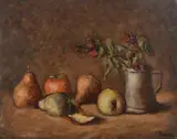 Fiorenzo Tomea, Pears and flowers, 1942