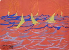 Giacomo Balla, Sea Forces Lines, 1919