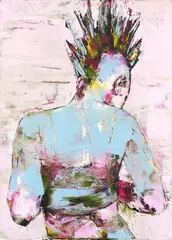 Marco Grassi, Pink Girl, 2012, On the back: signature