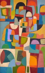 Roberto Miniati, Rhythmic composition, 2017, On the back: signature