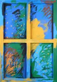 Tano Festa, Windows, 1986, The work is registered at Studio Soligo with no. RMS861070625. Studio Soligo authentication on photo.