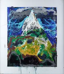 Mario Schifano, Untitled, 1994, On the back: signature. The work is registered in the General Archive of the Works of Mario Schifano under no.