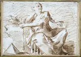 Allegory of Architecture by Pietro Novelli detto il Monrealese, The work is accompanied by the expertise of Dr. Maria Cecilia Fabbri, offered May 2026