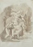 Cherubino Alberti, Annunciation, Expertise (in photocopy) Graphics European Center Of Fine Arts Archive Coleschi - Gambassi.