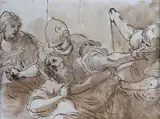 Cherubino Alberti, Martyrdom of a saint, Expertise (in photocopy) Graphics European Center Of Fine Arts Archive Coleschi - Gambassi.