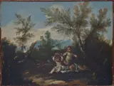 a Antonio Francesco Peruzzini, Putti Games, Oil on canvas
