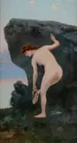 Erminio Kremp, Female nude bathing
