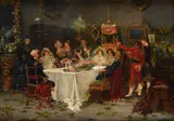 Juan Pablo Salinas Teruel, Wedding banquet in Catalonia, 1898