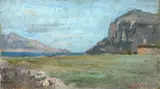 Enrico Coleman, Landscape, Signature lower right