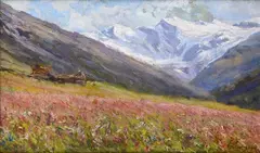 Emilio Longoni, Landscape, 1915