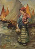 Commoner with amphora by Vincenzo Irolli, offered May 2026