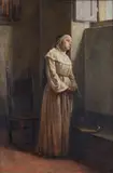 Augusto Volpini, Nun in meditation