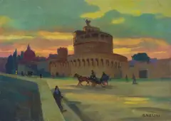 Castel Sant'Angelo by Renato Natali, offered May 2026