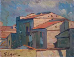 Houses by Cafiero Filippelli, 1948, Signature and date lower left., offered May 2026