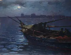 Night fishing by Renuccio Renucci, offered May 2026
