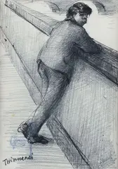 Man along the river by Nino Tirinnanzi, offered May 2026