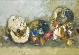 Sergio Scatizzi, Still life with fruit, 1999