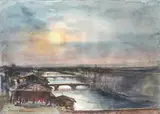 Luciano Guarnieri, View of Florence