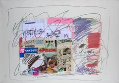 Giuseppe Chiari, Untitled, Signature on the right of the composition. The work is registered in the Giuseppe Chiari Archives under no.