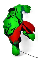 Hulk by Marco Lodola, 2018, On the back: signature and title, offered May 2026
